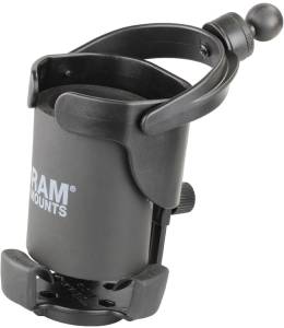 RAM MOUNT LEVEL CUP HOLDER W/ 1" DIAMETER BALL