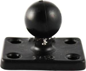 RECTANGLE BASE W/1" BALL 1.5"X2"