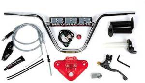 H-BAR/TRIPLE CLAMP KIT RED