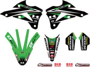 2014 MONSTER ENERGY KAWASAKI TEAM GREEN GRAPHICS/TRIM KIT