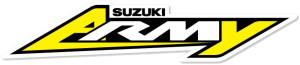 SUZUKI ARMY 4" DECAL