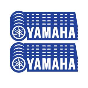 6" YAMAHA DECAL 10 PK