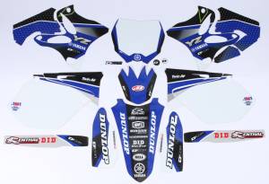 YAMAHA RACELINE GRAPHICS COMPLETE GRAPHIC KIT WHITE