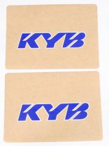 UPPER FORK DECAL KYB BLUE