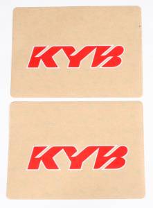 UPPER FORK DECAL KYB RED