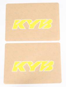 UPPER FORK DECAL KYB YELLOW