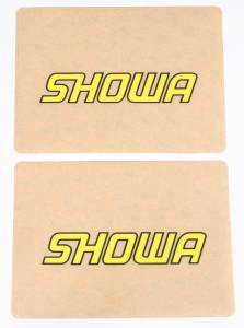 UPPER FORK DECAL SHOWA YELLOW