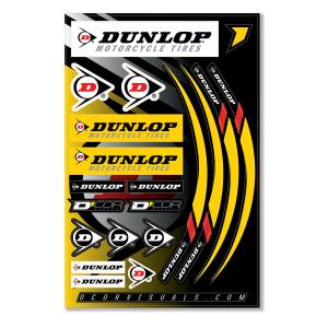 DECAL SHEET 12 MIL DUNLOP DECAL SHEET 12 MIL DUNLOP