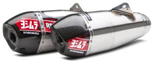 RS-9 HEADER/CANISTER/END CAP EXHAUST DUAL SLIP-ON SS-AL-CF