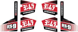 RS-9 MUFFLER DECAL SET 6/PCS