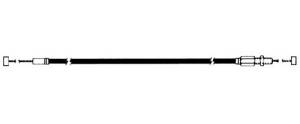 SPI THROTTLE CABLE POL IS S/M