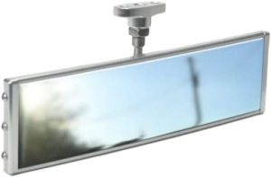 9" PANORAMIC REARVIEW MIRROR BOLT ON CHROME