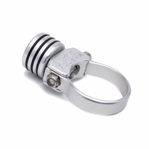 HELMET AIR HOSE PLUG/MOUNT- SILVER