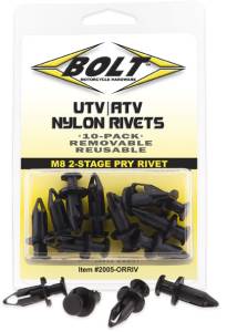 M8 PRY RIVET KIT 10/PK