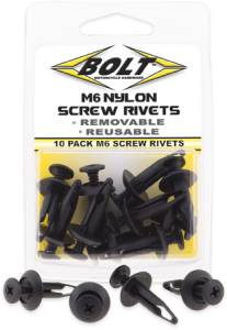 M6 SCREW RIVET KIT 10/PK