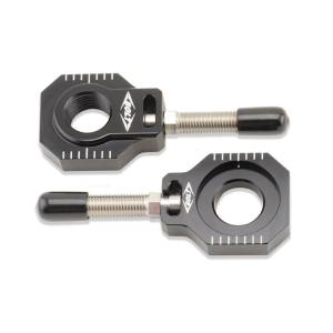 CHAIN ADJUSTER BLOCKS BLACK HUSQ/KTM