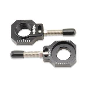 CHAIN ADJUSTER BLOCKS BLACK HUSQ/KTM