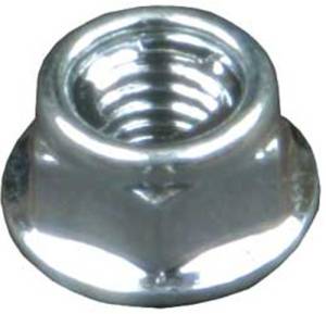 NON-SERRATED HEX FLANGE NUTS 6 X14MM 10/PK