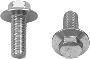 HEX BOLTS W/14MM FLANGE M6X16MM 10/PK