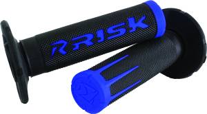 FUSION 2.0 MOTORCYCLE GRIPS BLUE