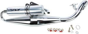 SCOOTER EXHAUST SYSTEM CHROME