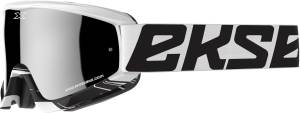 GO-X CROSSFADE GOGGLE WHITE/BLACK W/SILVER MIRROR