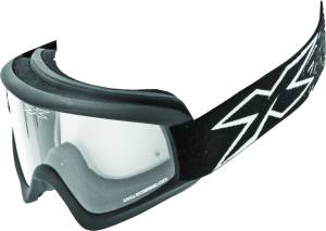 GO-X FLAT OUT GOGGLE MATTE BLACK W/CLEAR LENS