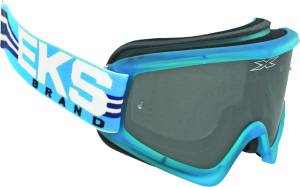 FLAT OUT MIRROR GOGGLE CYAN BLUE/WHITE/SILVER