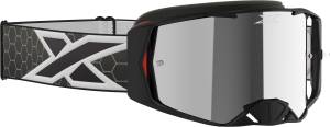 LUCID GOGGLE BLACK/WHITE W/SILVER MIRROR