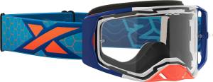 LUCID GOGGLE CYAN/FLO ORANGE W/CLEAR LENS