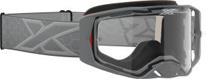 LUCID GOGGLE STEALTH GREY W/CLEAR LENS