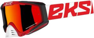 OUTRIGGER GOGGLE RED/BLK/WHT W/RED MIRROR