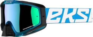 OUTRIGGER GOGGLE LIQUID CYAN/BLACK/WHITE W/BLUE MIRROR