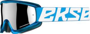 FLAT-OUT GOGGLE LIQUID CYAN W/SILVER MIRROR