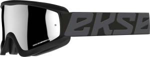 FLAT-OUT GOGGLE STEALTH BLACK W/SILVER MIRROR