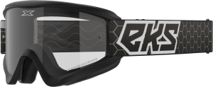 FLAT OUT CLEAR GOGGLE BLACK/WHITE CLEAR