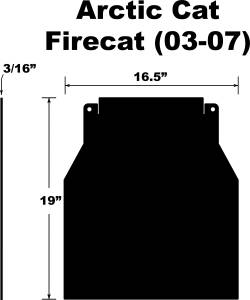 SNOWFLAP  ARCTIC CAT FIRECAT/SABERCAT 03-07