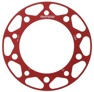 REAR EDGE SPRKT COLOR DISK ALU 42T-525 RED HON/YAM