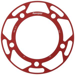 REAR EDGE SPRKT COLOR DISK ALU 43T-530 RED HON