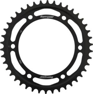 REAR SPROCKET STEEL 42T-530 BLK HON