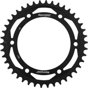 REAR SPROCKET STEEL 42T-525 BLK HON