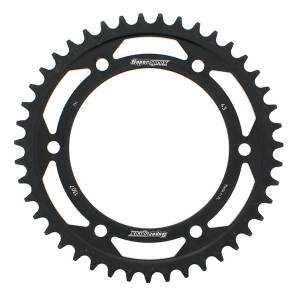 REAR SPROCKET STEEL 43T-525 BLK HON