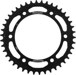 REAR SPROCKET STEEL 42T-520 BLK HON