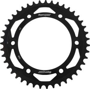 REAR SPROCKET STEEL 43T-520 BLK HON