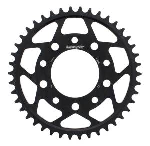 REAR SPROCKET STEEL 42T-530 BLK HON/TRI