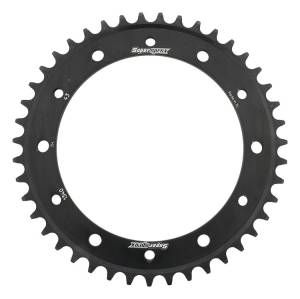 REAR SPROCKET STEEL 43T-530 BLK HON