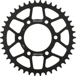 REAR SPROCKET STEEL 42T-525 BLK KAW