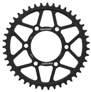 REAR SPROCKET STEEL 43T-525 BLK KAW