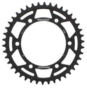 REAR SPROCKET STEEL 42T-520 BLK KAW/SUZ