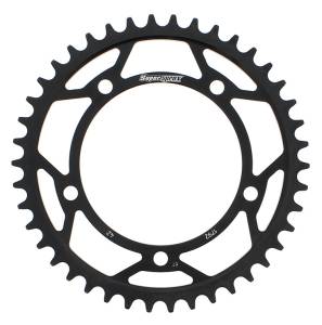 REAR SPROCKET STEEL 42T-525 BLK SUZ/TRI